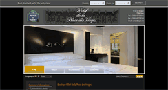 Desktop Screenshot of hotelplacedesvosges.com